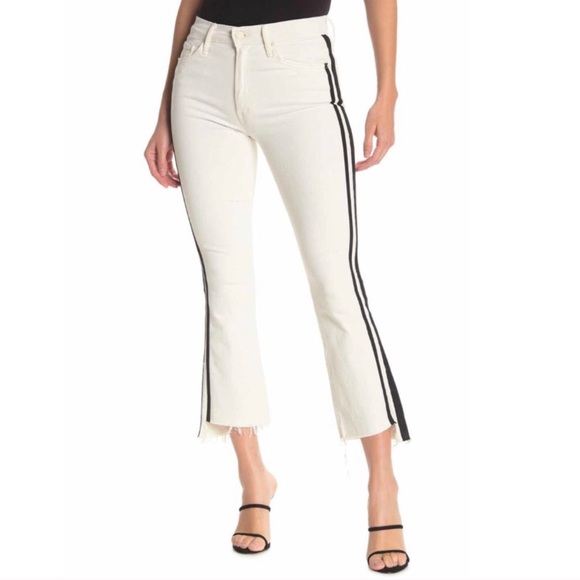MOTHER Denim - MOTHER The Insider Crop Step Fray Jeans Sz 27